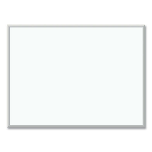 Picture of Melamine Dry Erase Board, 47 x 35, White Surface, Silver Frame