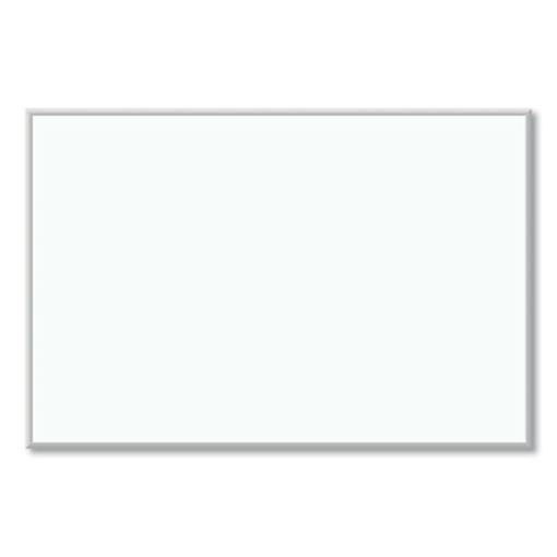 Picture of Melamine Dry Erase Board, 70 x 47, White Surface, Silver Frame