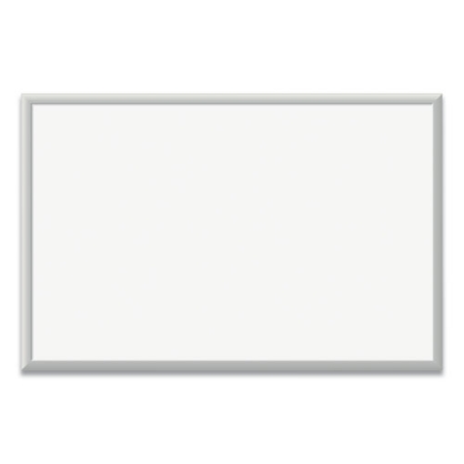 Picture of Magnetic Dry Erase Board with Aluminum Frame, 35 x 23, White Surface, Silver Frame