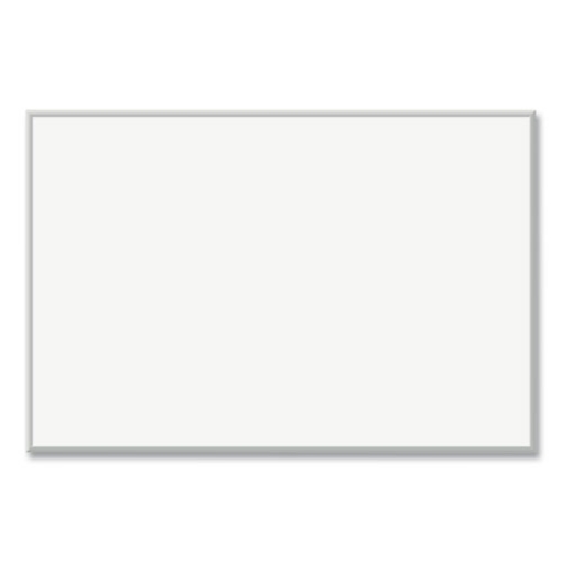 Picture of Magnetic Dry Erase Board with Aluminum Frame, 70 x 47, White Surface, Silver Frame