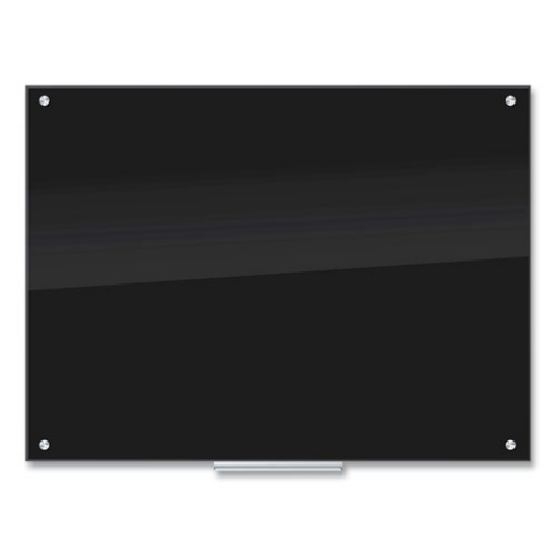 Picture of Glass Dry Erase Board, 47 x 35, Black Surface