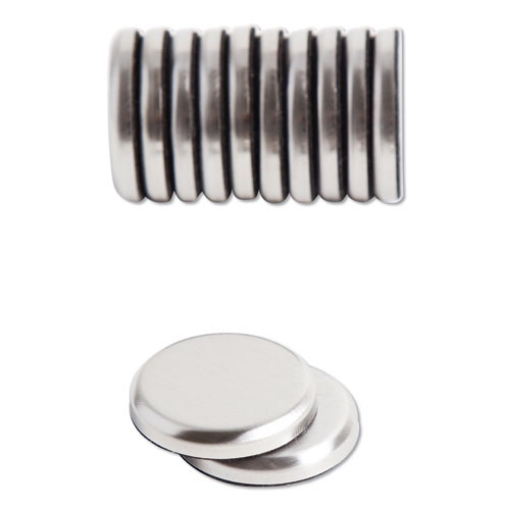 Picture of High Energy Magnets, Circle, Silver, 1.25" Diameter, 12/Pack