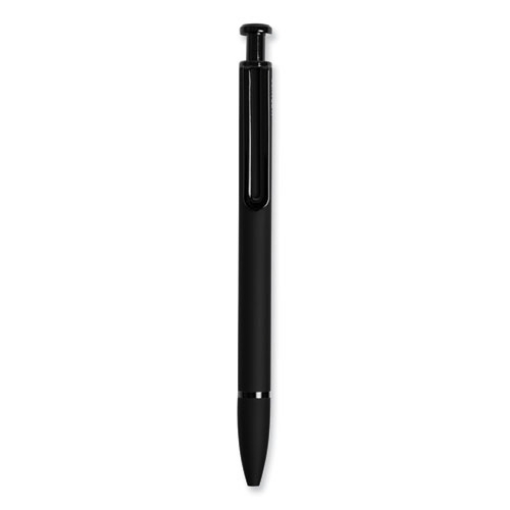 Picture of Monterey Soft Touch Ballpoint Pen, Retractable, Medium 1 Mm, Black Ink, Midnight Barrel, 12/pack