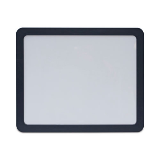 Picture of Recycled Cubicle Dry Erase Board, 15.88 x 12.88, White Surface, Charcoal Plastic Frame