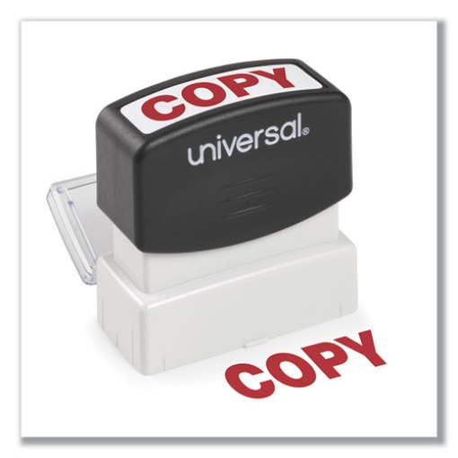 Picture of Message Stamp, Copy, Pre-Inked One-Color, Red