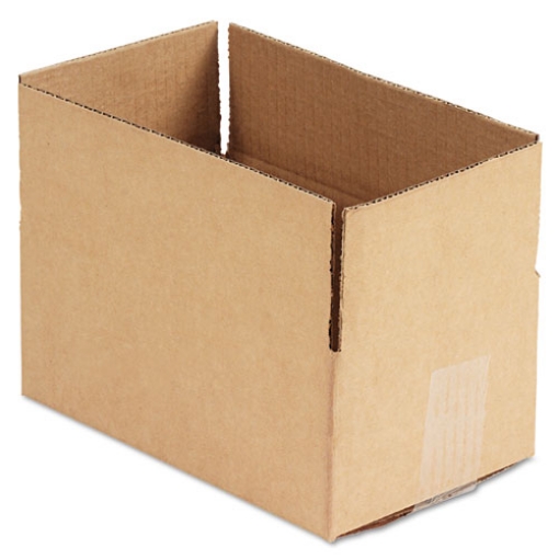 Picture of FIXED-DEPTH CORRUGATED SHIPPING BOXES, REGULAR SLOTTED CONTAINER (RSC), 6" X 10" X 4", BROWN KRAFT, 25/BUNDLE