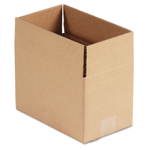 Picture of FIXED-DEPTH CORRUGATED SHIPPING BOXES, REGULAR SLOTTED CONTAINER (RSC), 6" X 10" X 6", BROWN KRAFT, 25/BUNDLE