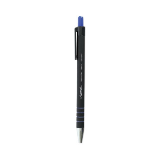 Picture of Ballpoint Pen, Retractable, Medium 1 Mm, Blue Ink, Blue Barrel, Dozen