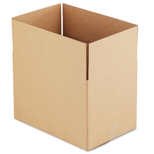 Picture of FIXED-DEPTH CORRUGATED SHIPPING BOXES, REGULAR SLOTTED CONTAINER (RSC), 12" X 18" X 12", BROWN KRAFT, 25/BUNDLE