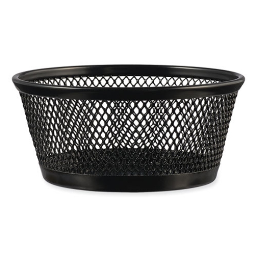 Picture of Jumbo Mesh Storage Dish, 4.38" Diameter x 2"h, Black