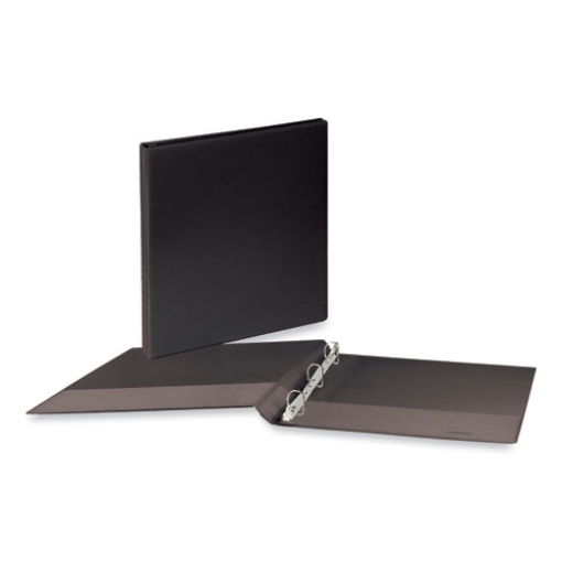 Picture of Slant D-Ring View Binder, 3 Rings, 0.5" Capacity, 11 x 8.5, Black