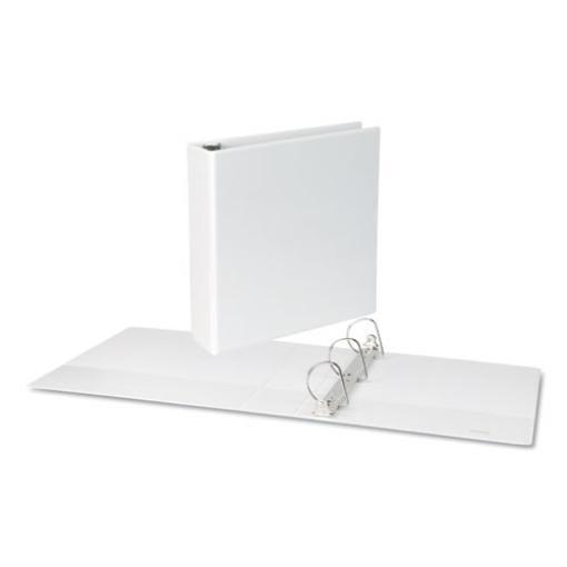 Picture of Slant D-Ring View Binder, 3 Rings, 2" Capacity, 11 x 8.5, White