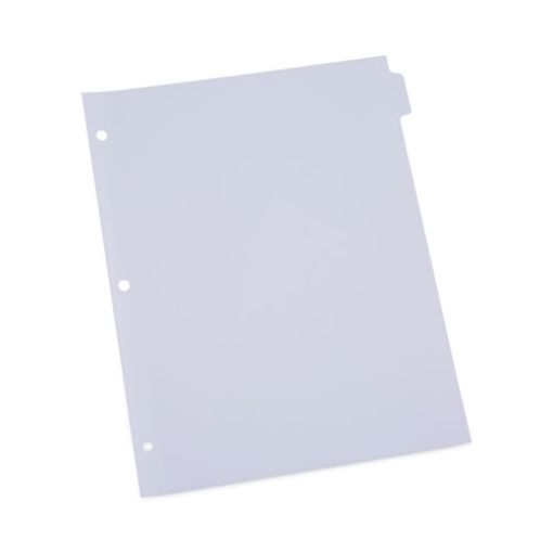 Picture of Self-Tab Index Dividers, 8-Tab, 11 X 8.5, White, 24 Sets