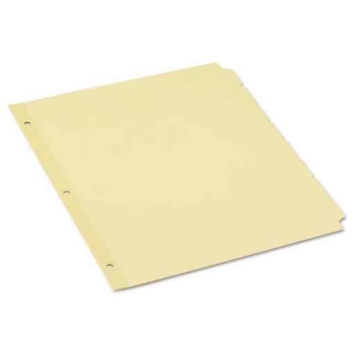 Picture of Self-Tab Index Dividers, 8-Tab, 11 X 8.5, Buff, 24 Sets