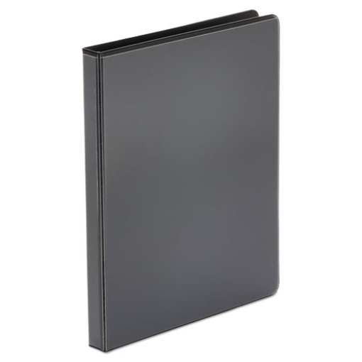 Picture of Economy Round Ring View Binder, 3 Rings, 0.5" Capacity, 11 X 8.5, Black