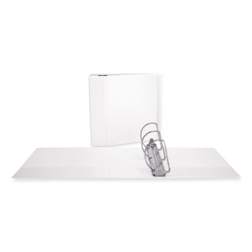 Picture of Slant D-Ring View Binder, 3 Rings, 5" Capacity, 11 x 8.5, White