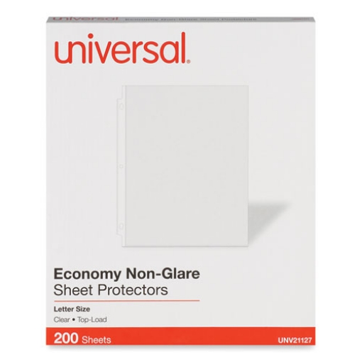 Picture of Top-Load Poly Sheet Protectors, Nonglare, Economy, Letter, 200/box