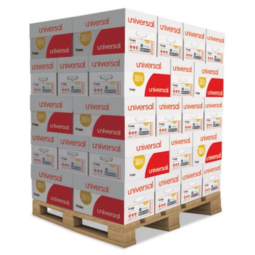 Picture of Copy Paper, 92 Bright, 20 lb Bond Weight, 8.5 x 11, White, 500 Sheets/Ream, 10 Reams/Carton, 40 Cartons/Pallet