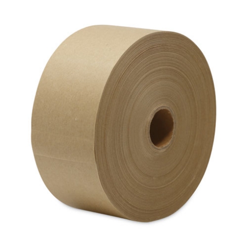 Picture of Gummed Kraft Sealing Tape, 3" Core, 3" X 600 Ft, Brown, 10/carton