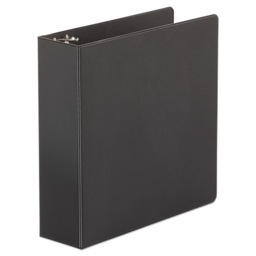 Picture of Economy Non-View Round Ring Binder, 3 Rings, 3" Capacity, 11 X 8.5, Black