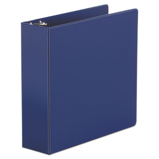 Picture of Economy Non-View Round Ring Binder, 3 Rings, 3" Capacity, 11 X 8.5, Royal Blue