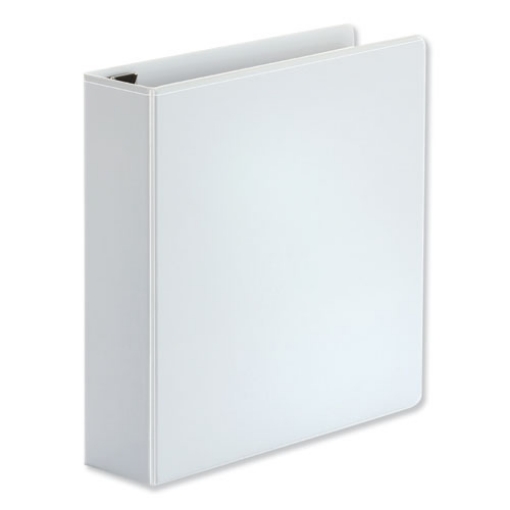 Picture of Deluxe Easy-To-Open D-Ring View Binder, 3 Rings, 2" Capacity, 11 X 8.5, White