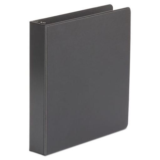 Picture of Economy Non-View Round Ring Binder, 3 Rings, 1.5" Capacity, 11 X 8.5, Black