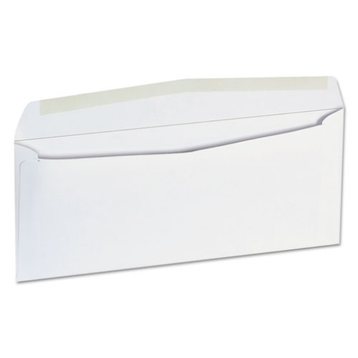 Picture of Open-Side Business Envelope, #9, Square Flap, Gummed Closure, 3.88 x 8.88, White, 500/Box