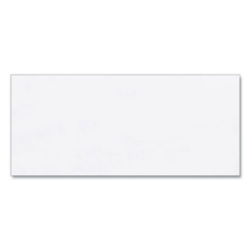 Picture of Open-Side Business Envelope, #10, Commercial Flap, Diagonal Seam, Gummed Closure, 4.13 x 9.5, White, 500/Box