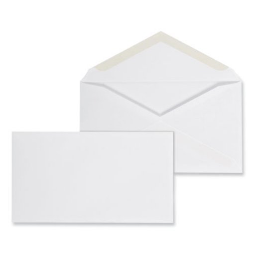 Picture of Open-End Business Envelope, #6 3/4, Square Flap, Gummed Closure, 3.06 x 6.6, White, 125/Box