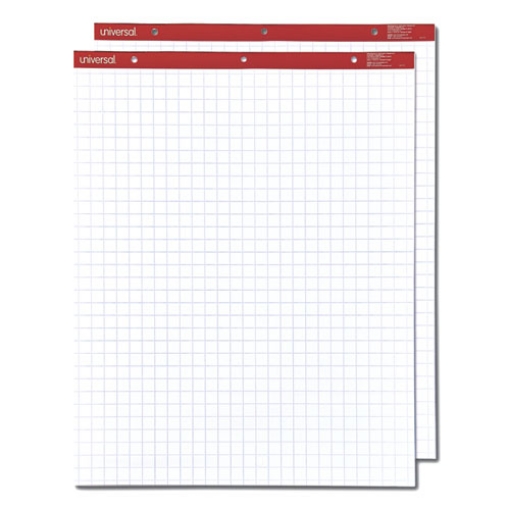 Picture of Easel Pads/Flip Charts, Quadrille Rule (1 sq/in), 27 x 34, White, 50 Sheets, 2/Carton