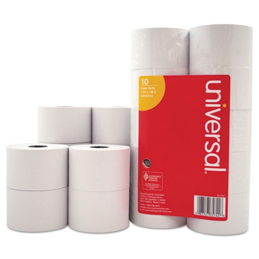 Picture of Impact And Inkjet Print Bond Paper Rolls, 0.5" Core, 1.75" X 138 Ft, White, 10/pack