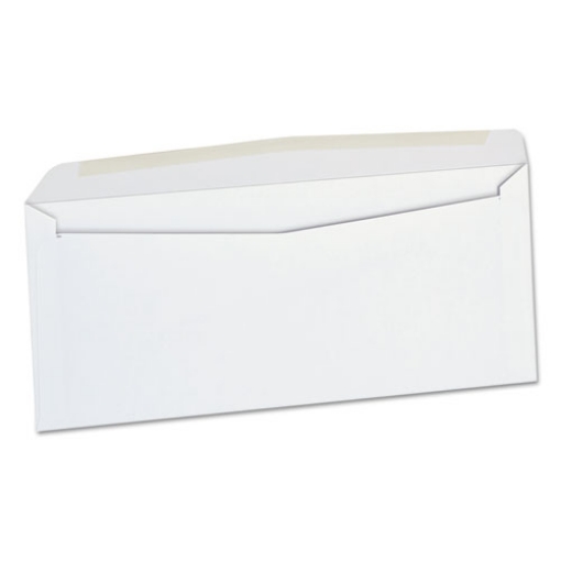 Picture of Open-Side Business Envelope, #10, Commercial Flap, Side Seam, Gummed Closure, 4.13 x 9.5, White, 500/Box