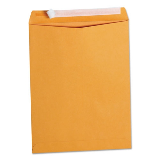 Picture of Peel Seal Strip Catalog Envelope, #13 1/2, Square Flap, Self-Adhesive Closure, 10 X 13, Natural Kraft, 100/box