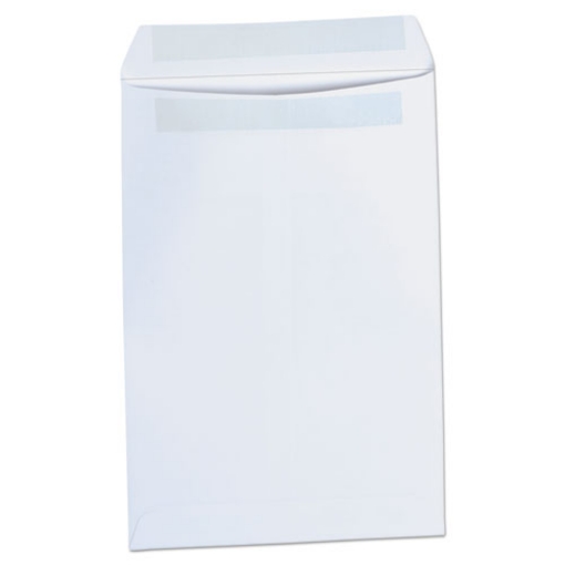 Picture of Self-Stick Open End Catalog Envelope, #1, Square Flap, Self-Adhesive Closure, 6 x 9, White, 100/Box