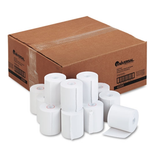 Picture of Impact And Inkjet Printing Bond Paper Rolls, 0.5" Core, 3" X 165 Ft, White, 50/carton