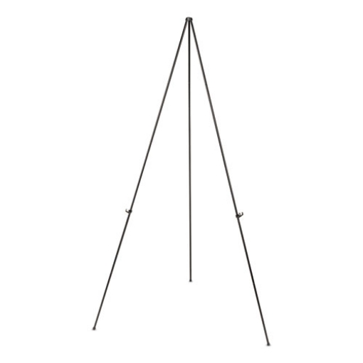 Picture of Instant Setup Foldaway Easel, Adjusts 15" To 61" High, Steel, Black