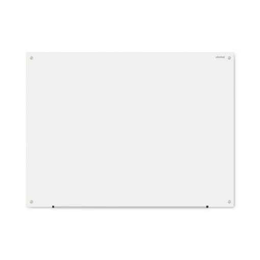 Picture of Frameless Glass Marker Board, 48 x 36, White Surface