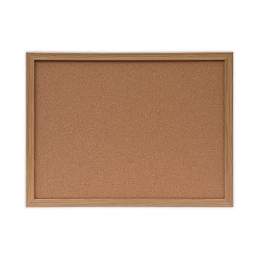 Picture of Cork Board with Oak Style Frame, 24 x 18, Tan Surface