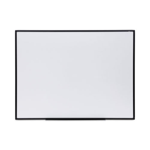 Picture of Design Series Deluxe Dry Erase Board, 48 x 36, White Surface, Black Anodized Aluminum Frame