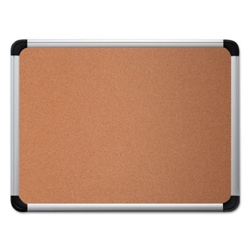 Picture of Cork Board with Aluminum Frame, 36 x 24, Tan Surface