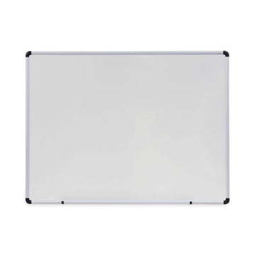 Picture of Modern Melamine Dry Erase Board with Aluminum Frame, 48 x 36, White Surface