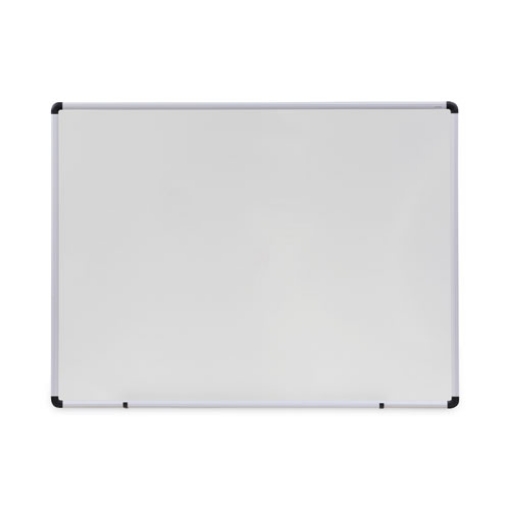 Picture of Modern Melamine Dry Erase Board with Aluminum Frame, 48 x 36, White Surface