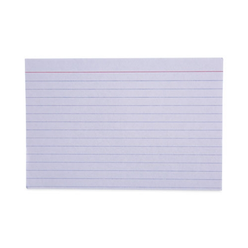 Picture of Ruled Index Cards, 4 X 6, White, 100/pack