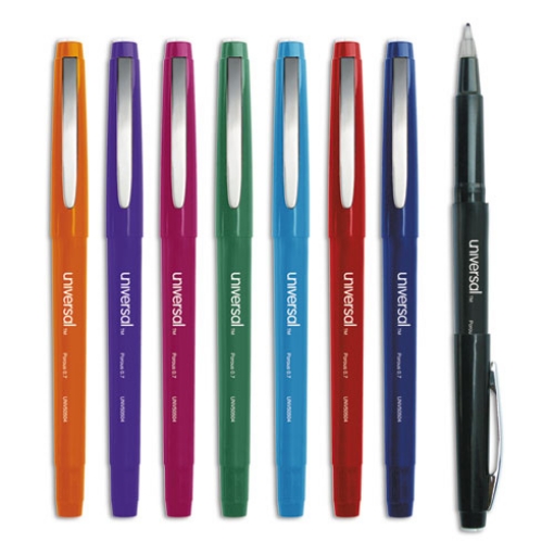 Picture of Porous Point Pen, Stick, Medium 0.7 Mm, Assorted Ink And Barrel Colors, 8/pack