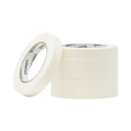 Picture of Removable General-Purpose Masking Tape, 3" Core, 18 Mm X 54.8 M, Beige, 6/pack