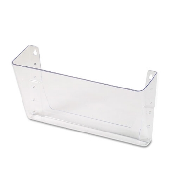 Picture of Wall Files, Letter Size, 13" x 4" x 7", Clear