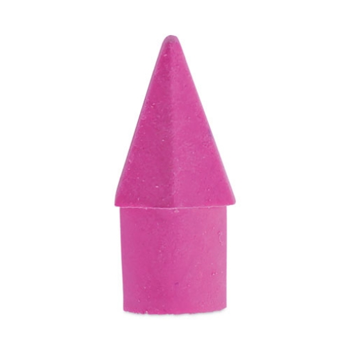 Picture of Pencil Cap Erasers, For Pencil Marks, Pink, 150/pack