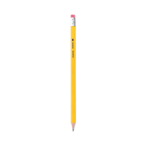 Picture of #2 Pre-Sharpened Woodcase Pencil, Hb (#2), Black Lead, Yellow Barrel, 72/pack