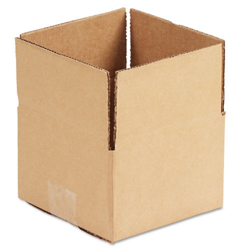 Picture of FIXED-DEPTH CORRUGATED SHIPPING BOXES, REGULAR SLOTTED CONTAINER (RSC), 6" X 6" X 4", BROWN KRAFT, 25/BUNDLE